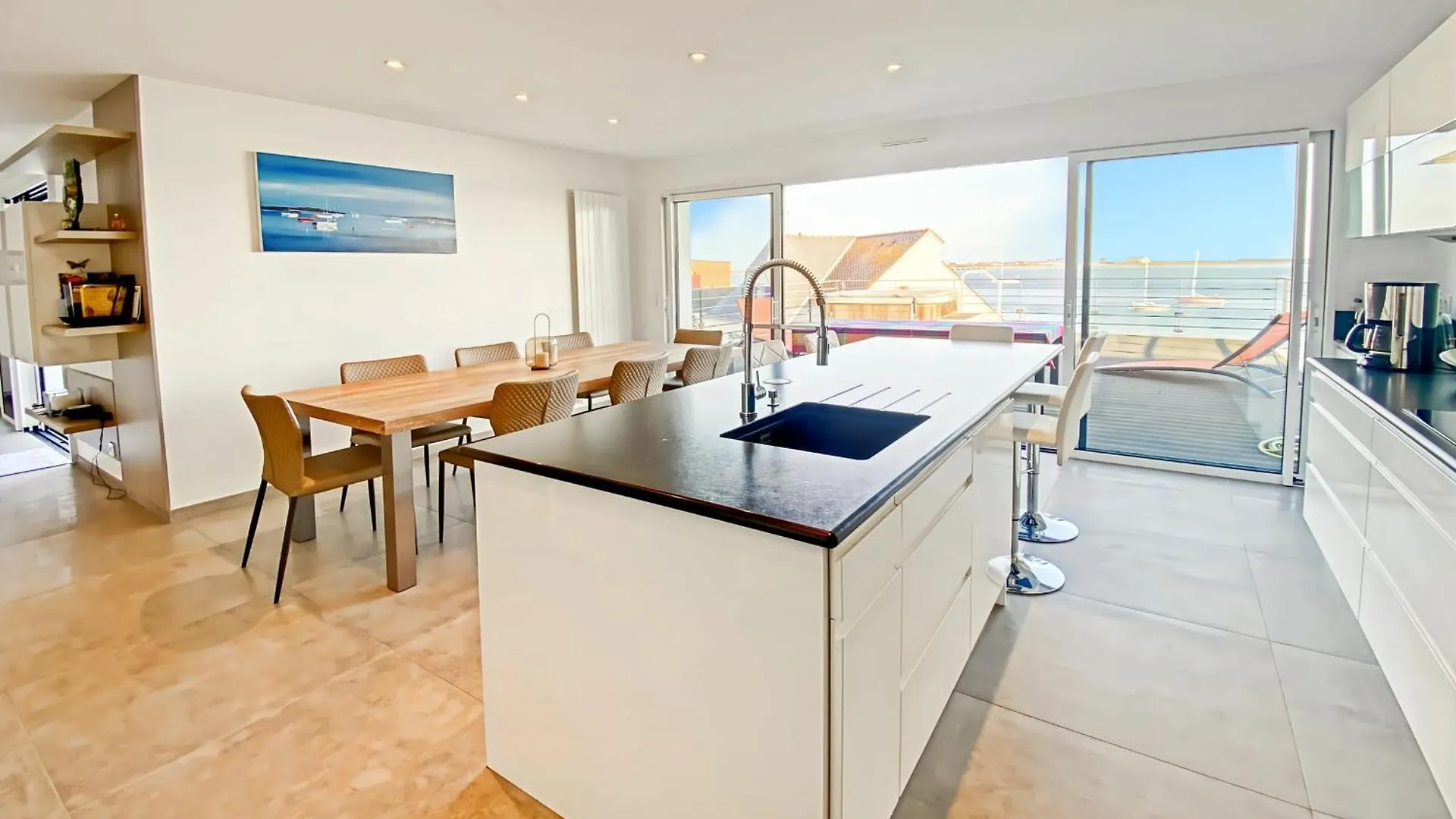 Appartement Duplex 6-8 Pers Avec Terrasse, Jacuzzi Et Garage A Port-Louis - Fr-1-349-230 Apartman